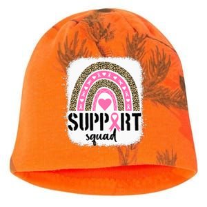 Support Squad Rainbow Pink Warrior Breast Cancer Awareness Kati - Camo Knit Beanie