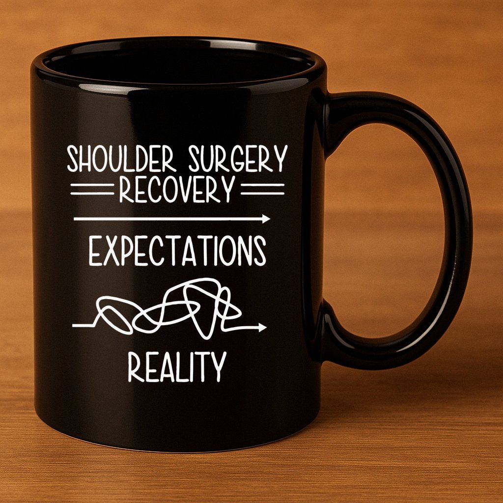 Shoulder Surgery Recovery 11oz C Handle Ceramic Mug