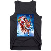 Santa Sleigh Ride Christmas Fun Family Tank Top