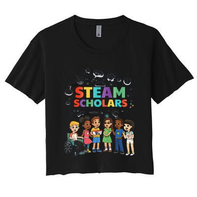 Steam Scholars Robotics Women's Crop Top Tee
