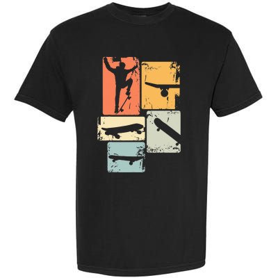 Skater Skateboarder Retro Skateboard Garment-Dyed Heavyweight T-Shirt