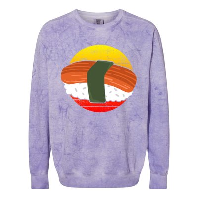 Sushi Sushi Restaurant Sushi Lover Cool Gift Colorblast Crewneck Sweatshirt