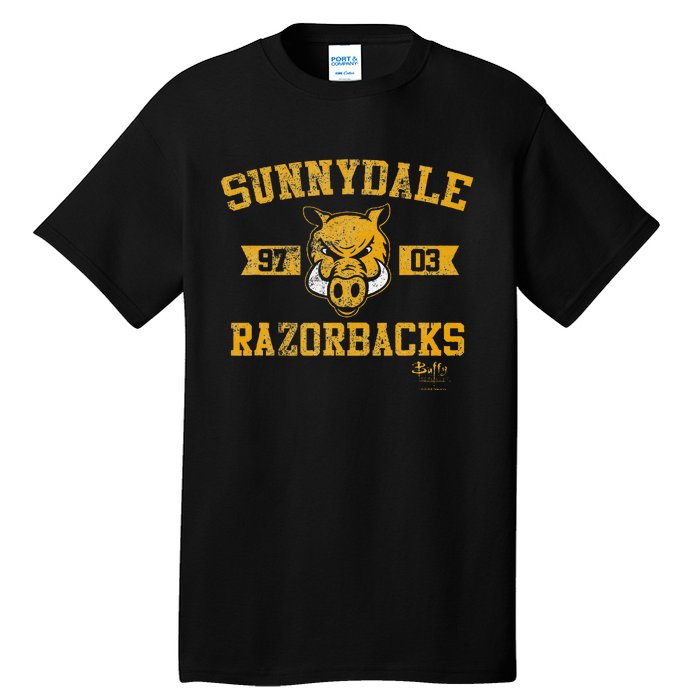 Slayer Sunnydale Razorbacks Collegiate Tall T-Shirt