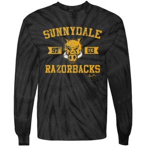 Slayer Sunnydale Razorbacks Collegiate Tie-Dye Long Sleeve Shirt