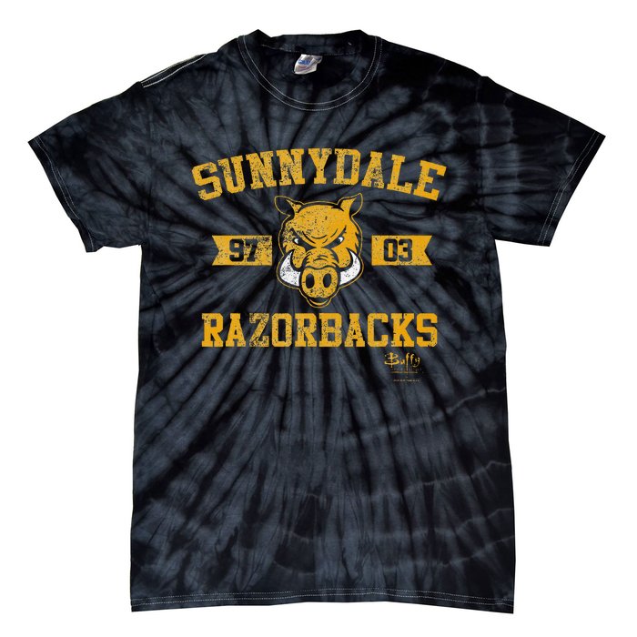 Slayer Sunnydale Razorbacks Collegiate Tie-Dye T-Shirt