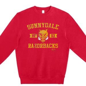 Slayer Sunnydale Razorbacks Collegiate Premium Crewneck Sweatshirt