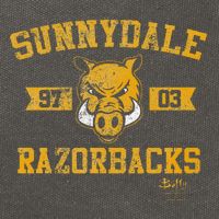 Slayer Sunnydale Razorbacks Collegiate Cotton Canvas Backpack