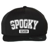 Spooky Season Retro Halloween Wool Snapback Cap
