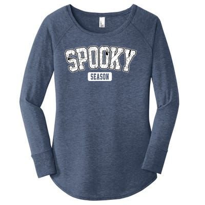 Spooky Season Retro Halloween Women's Perfect Tri Tunic Long Sleeve Shirt