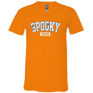 Spooky Season Retro Halloween V-Neck T-Shirt