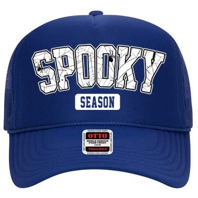 Spooky Season Retro Halloween High Crown Mesh Back Trucker Hat