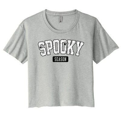 Spooky Season Retro Halloween Women's Crop Top Tee