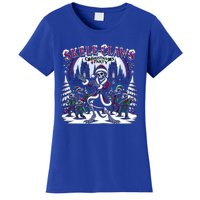 Skeleton Santa Riding T Rex Dinosaur Funny Christmas Meaningful Gift Women's T-Shirt