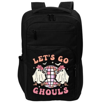 Spooky Season Retro Ghost Halloween Groovy Party Impact Tech Backpack