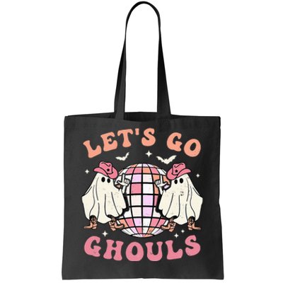 Spooky Season Retro Ghost Halloween Groovy Party Tote Bag