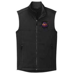 Spooky Season Retro Halloween Pumpkin Collective Smooth Fleece Vest