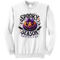 Spooky Season Retro Halloween Pumpkin Sweatshirt