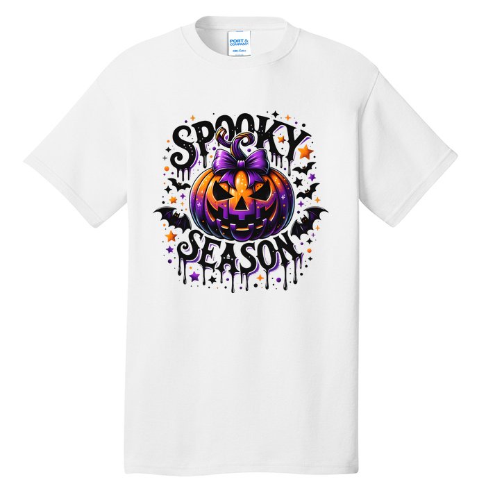 Spooky Season Retro Halloween Pumpkin Tall T-Shirt