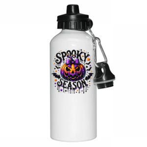 Spooky Season Retro Halloween Pumpkin Aluminum Water Bottle