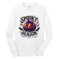 Spooky Season Retro Halloween Pumpkin Tall Long Sleeve T-Shirt