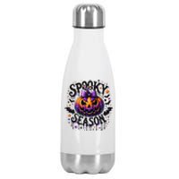 Spooky Season Retro Halloween Pumpkin Stainless Steel Insulated Water Bottle