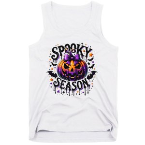 Spooky Season Retro Halloween Pumpkin Tank Top