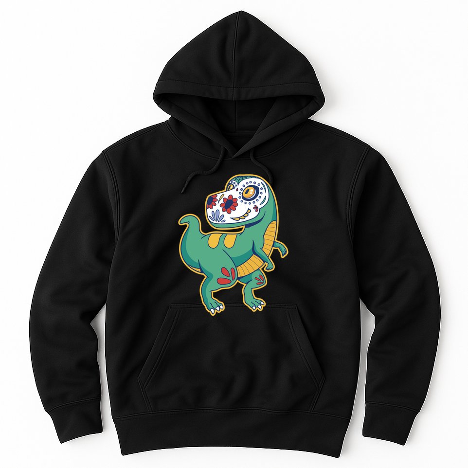 Sugar Skull Rex Cinco De Mayo Hoodie