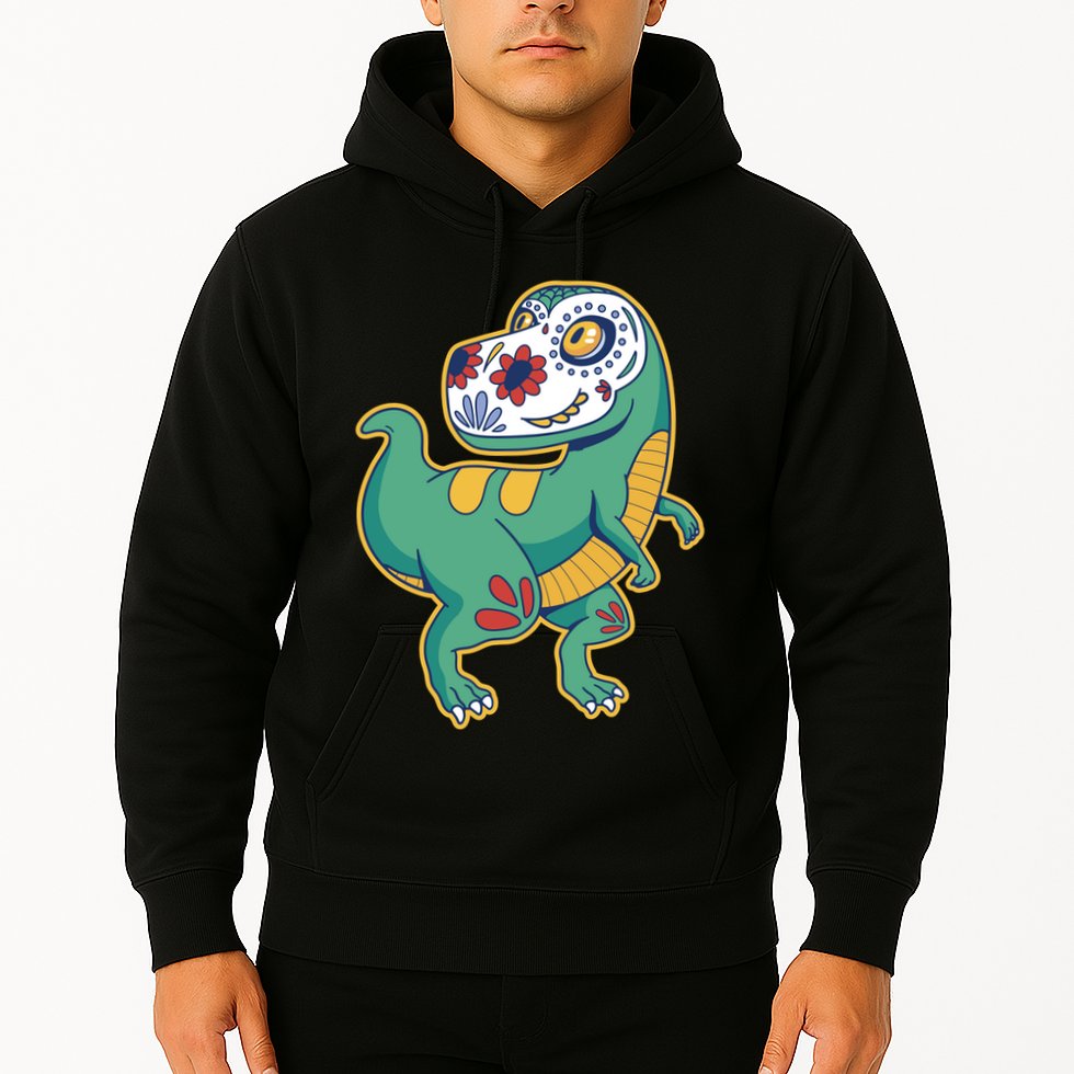 Sugar Skull Rex Cinco De Mayo Hoodie
