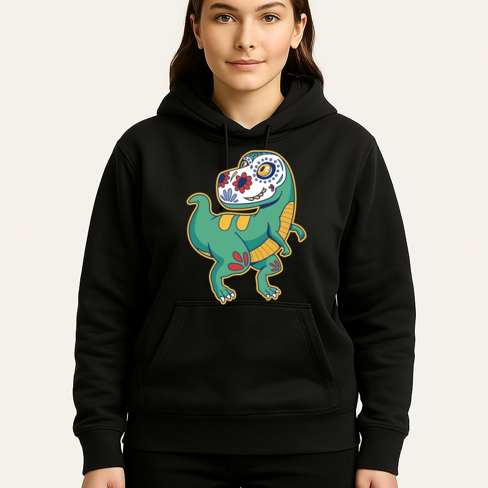 Sugar Skull Rex Cinco De Mayo Hoodie