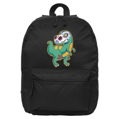 Sugar Skull Rex Cinco De Mayo 16 in Basic Backpack