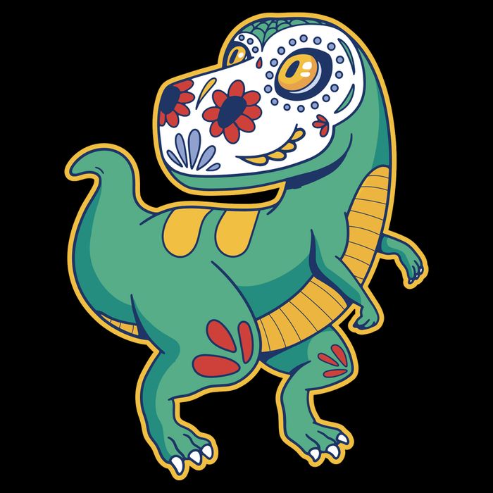 Sugar Skull Rex Cinco De Mayo 16 in Basic Backpack