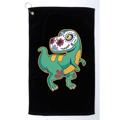 Sugar Skull Rex Cinco De Mayo Platinum Collection Golf Towel