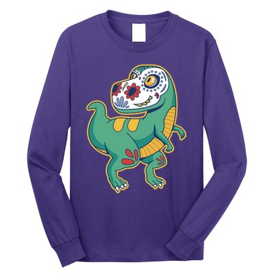 Sugar Skull Rex Cinco De Mayo Long Sleeve Shirt