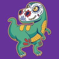 Sugar Skull Rex Cinco De Mayo Poster