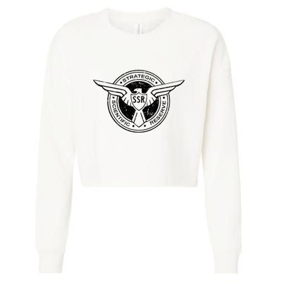Strategic Scientific Reserve Ssr Predistessed Cropped Pullover Crew