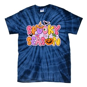 Spooky Season Retro Halloween Tie-Dye T-Shirt