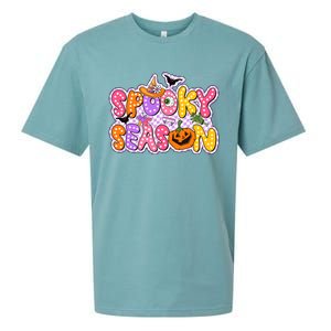 Spooky Season Retro Halloween Sueded Cloud Jersey T-Shirt