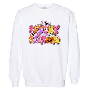 Spooky Season Retro Halloween Garment-Dyed Sweatshirt