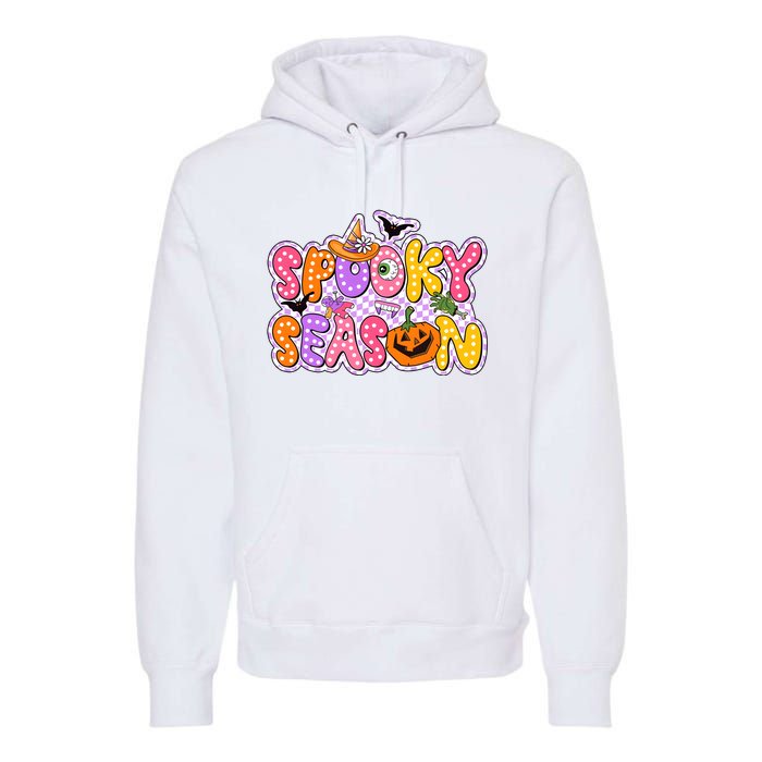 Spooky Season Retro Halloween Premium Hoodie