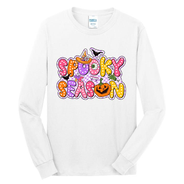 Spooky Season Retro Halloween Tall Long Sleeve T-Shirt