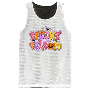 Spooky Season Retro Halloween Mesh Reversible Basketball Jersey Tank