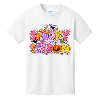 Spooky Season Retro Halloween Kids T-Shirt