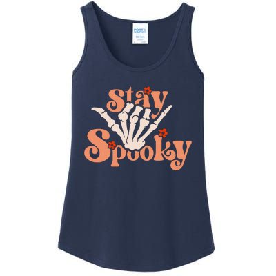 Stay Spooky Skeleton Hand Ladies Essential Tank