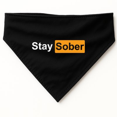 Stay Sober USA-Made Doggie Bandana
