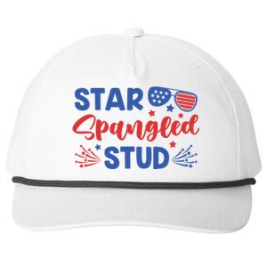 Star Spangled Stud 4th Of July Outfit Patriotic Gift Snapback Five-Panel Rope Hat