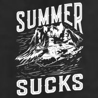Summer Sucks Snowmobile Rider Gift Cool Comfort Performance Bucket Hat