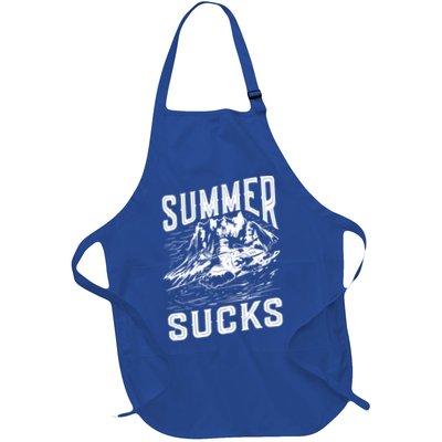 Summer Sucks Snowmobile Rider Gift Apron