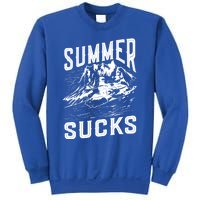 Summer Sucks Snowmobile Rider Gift Sweatshirt