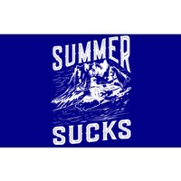 Summer Sucks Snowmobile Rider Gift Bumper Sticker