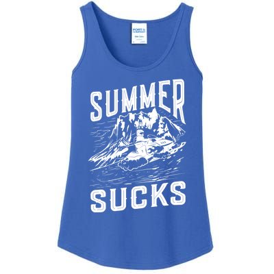 Summer Sucks Snowmobile Rider Gift Ladies Essential Tank